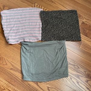 3 AERIE Tube Tops